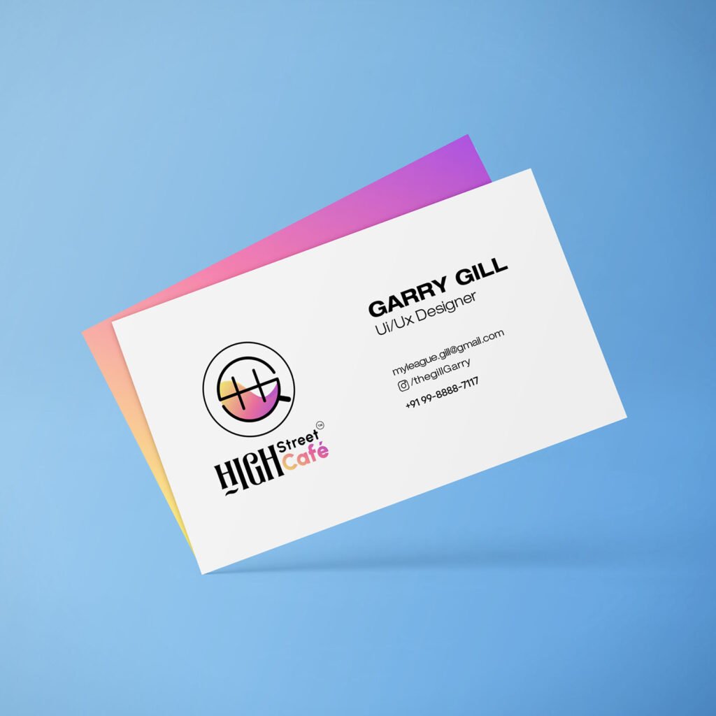 HighStreetCafeLogo4-thegill Brand logo and visual identity design by The-Gill.com