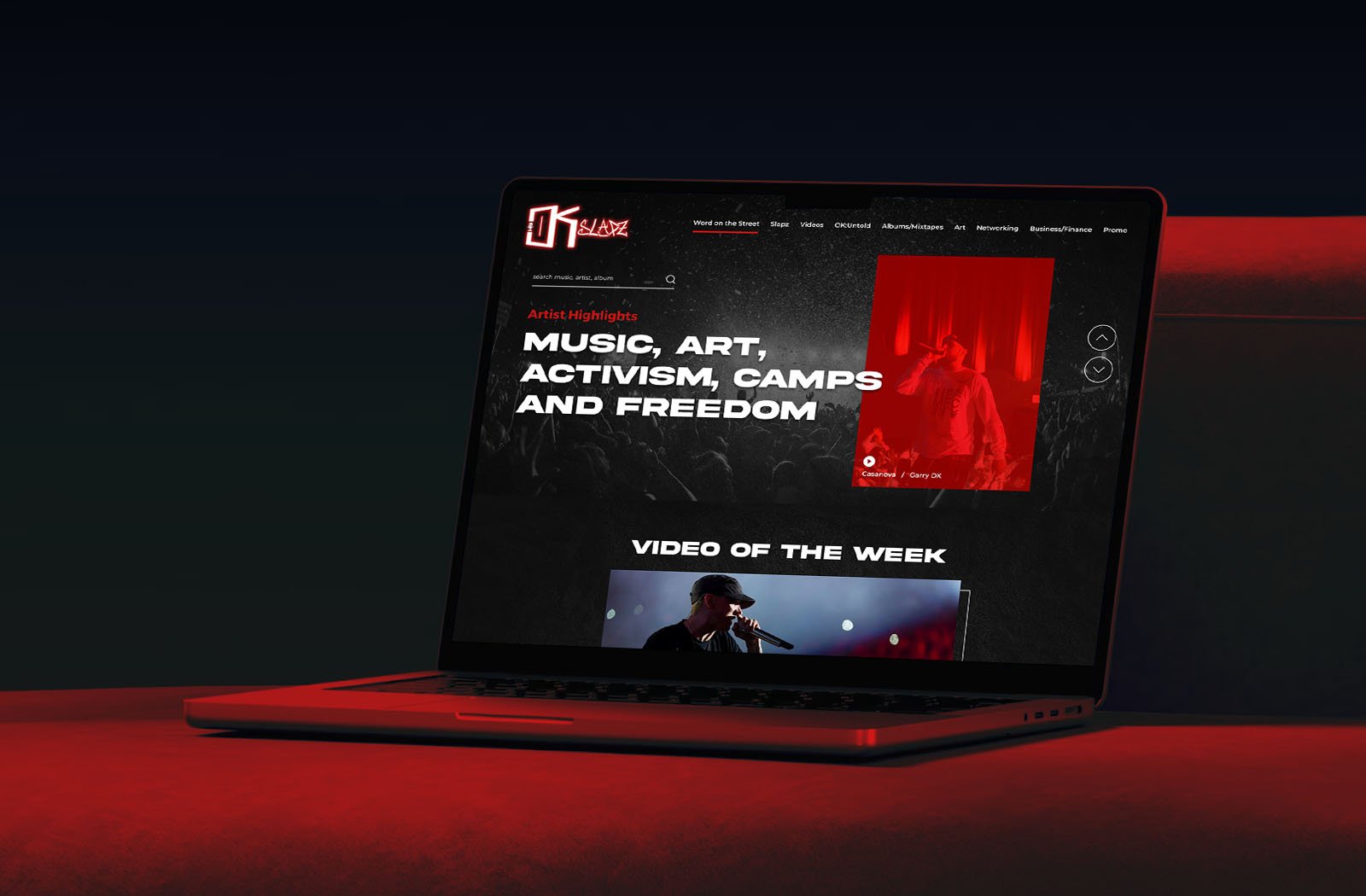 Website design and UI/UX layout created by The-Gill.com